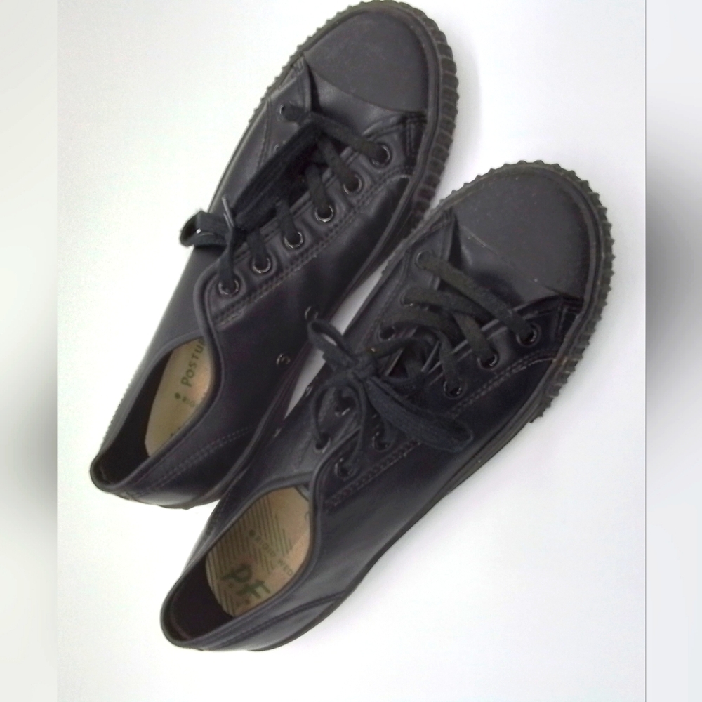 P.F. Flyers Black Vegan Faux Leather
